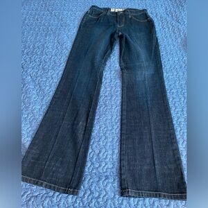 Elegant Indigo Wide Leg Jeans